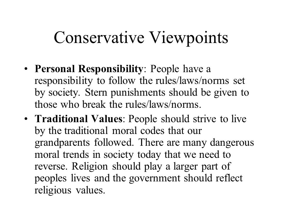 A look at conservatives beliefs in the lack of religious beliefs and practices